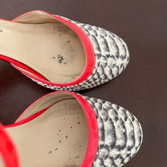 Kate Spade New York Leather D'Orsay Pumps Animal Print Size 9 - Picture 9 of 12